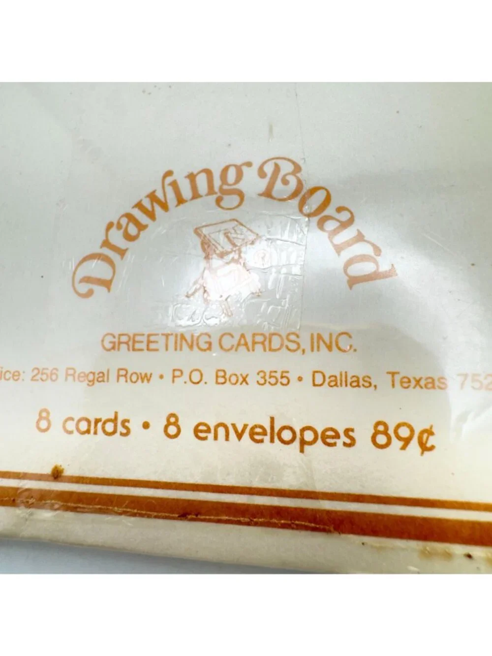 Vtg Drawing Board You Are Invited Cards Envelopes Yellow Floral Bell Set Of 8
